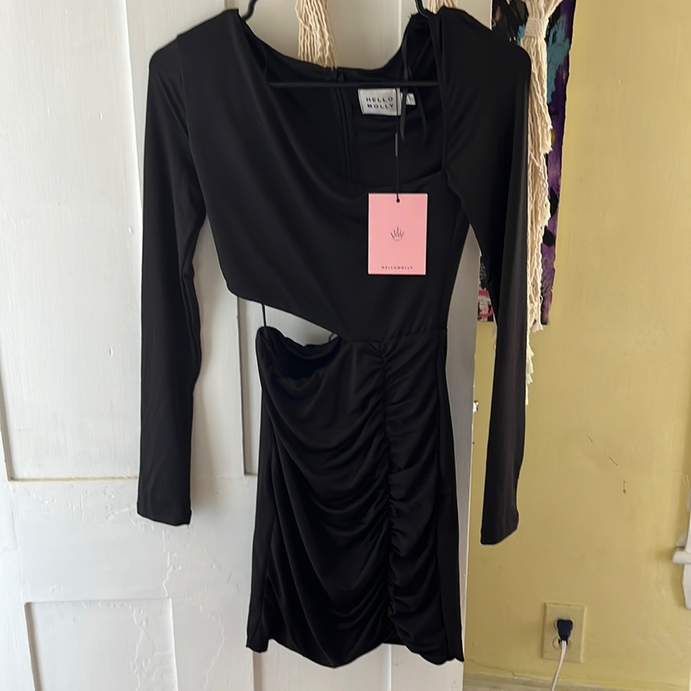 hello molly black dress, size small/aus8/US4
